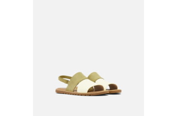 Image of Sorel Ella II Slingback Sandals - Womens, Olive Shade/Chalk, 7 US, 1999341-358-7