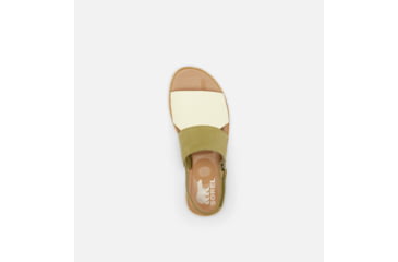 Image of Sorel Ella II Slingback Sandals - Womens, Olive Shade/Chalk, 7 US, 1999341-358-7
