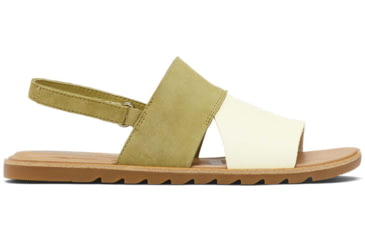 Image of Sorel Ella II Slingback Sandals - Womens, Olive Shade/Chalk, 7 US, 1999341-358-7