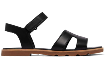 Image of Sorel Ella III Ankle Strap - Womens, Black/Gum 2, 7.5, 2076821-010-7.5