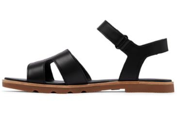 Image of Sorel Ella III Ankle Strap - Womens, Black/Gum 2, 7.5, 2076821-010-7.5