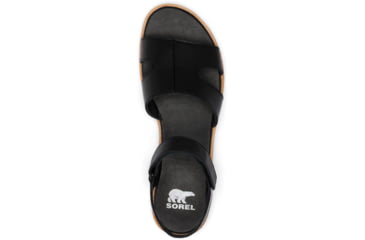 Image of Sorel Ella III Ankle Strap - Womens, Black/Gum 2, 7.5, 2076821-010-7.5