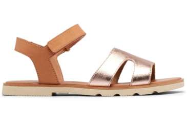 Image of Sorel Ella III Ankle Strap - Womens, Honest Beige/Honey White, 8.5, 2076821-246-8.5