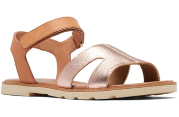Image of Sorel Ella III Ankle Strap - Womens, Honest Beige/Honey White, 8.5, 2076821-246-8.5