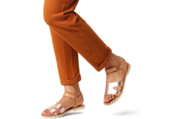 Image of Sorel Ella III Ankle Strap - Womens, Honest Beige/Honey White, 8.5, 2076821-246-8.5