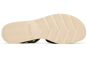 Image of Sorel Ella III Ankle Strap - Womens, Utility Green/Honey White, 5, 2076821-355-5