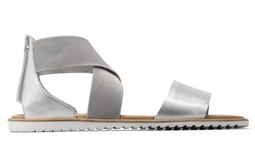 Image of Sorel Ella Sandal Casual Sandals - Womens, Pure Silver, 5, 1843801034-5