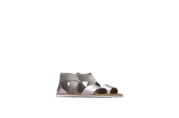 Image of Sorel Ella Sandal Casual Sandals - Womens, Pure Silver, 11, 1843801034-11