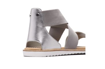 Image of Sorel Ella Sandal Casual Sandals - Womens, Pure Silver, 11, 1843801034-11