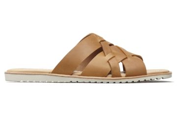 Image of Sorel Ella Slide Sandals - Women's, Camel Brown, 5, 1848021224-5