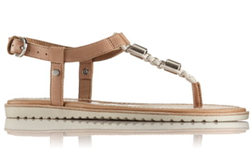 Image of Sorel Ella T-Strap Sandal, Womens, Sahara, 7.5 US, 1787501220-7.5