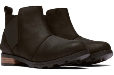 Image of Sorel Emelie Chelsea Bootie - Women's, Black/Black, 5 US, 1749291010-5