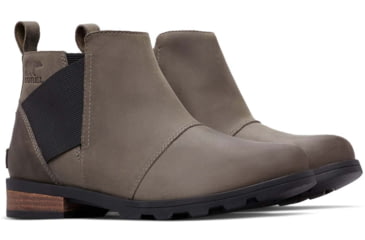 Image of Sorel Emelie Chelsea Bootie - Women's, Quarry/Black, 8 US, 1749291053-8