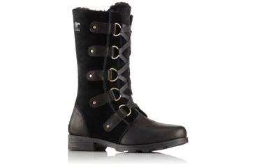 Image of Sorel Emelie Lace Boot - Womens, Black, 5, 1749271010-5