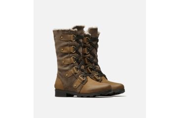 Image of Sorel Emelie Lace Boot - Womens, Major, Black, 9.5, 1749271245-9.5