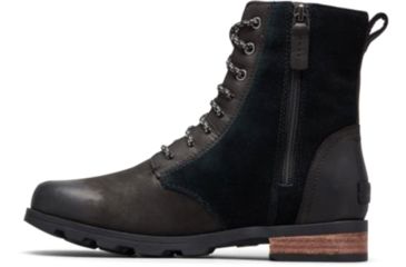 Image of Sorel Emelie Short Lace Boots - Womens, Black, 10, 1869831010-10