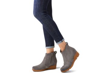 Image of Sorel Evie Bootsie - Womens, Suede Quarry, 9, 1876671052-9