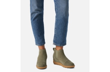 Image of Sorel Evie LI Chelsea Boots - Womens, Stone Green/Gum, 9US, 2048631397-9