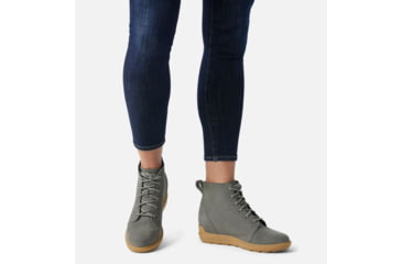 Image of Sorel Evie LI Lace Boots - Womens, Quarry/Gum 17, 8US, 2048641052-8