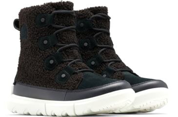 Image of Sorel Explorer II Joan Cozy Boot - Women's, Black, Tea Light, 7, 1959361-011-7