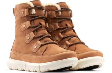 Image of Sorel Explorer II Joan Faux Fur Waterproof Boots - Women's, Velvet Tan, Fawn, 8, 1959371-242-8