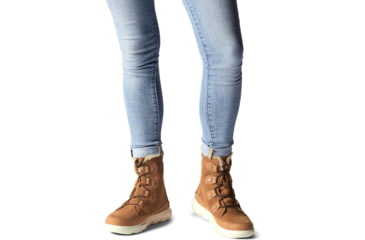 Image of Sorel Explorer II Joan Faux Fur Waterproof Boots - Women's, Velvet Tan, Fawn, 8, 1959371-242-8
