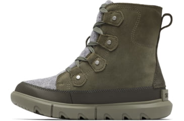 Image of Sorel Explorer Next Joan Cozy Boots - Women's, Stone Green/Alpine Tundra, 5, 20687913975