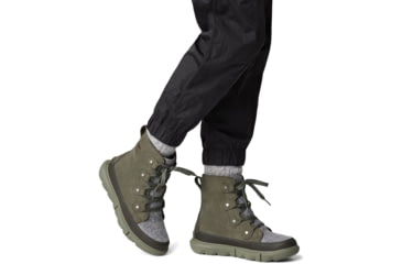 Image of Sorel Explorer Next Joan Cozy Boots - Women's, Stone Green/Alpine Tundra, 5, 20687913975