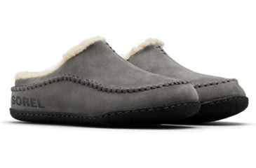 Image of Sorel Falcon Ridge II Slipper - Mens, Quarry/Black, 8 US, 1869741052-8