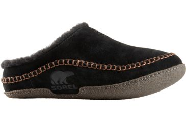 Image of Sorel Falcon Ridge Winter Slipper - Men's-Black/Nutmeg-Medium-8