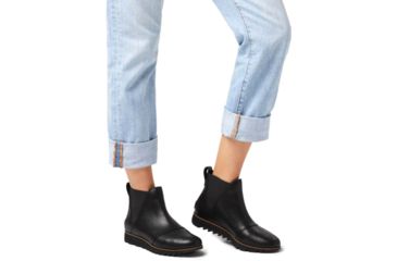 Image of Sorel Harlow Chelsea Boots - Women's, Black, 10.5, 1876381010-10.5