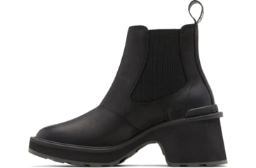 Image of Sorel Hi-Line Heel Chelsea Boot - Womens, Black, Sea Salt, 9.5, 2009131-010-9.5