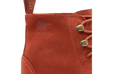Image of Sorel Hi-Line Heel Lace Boot - Women's, Warp Red, Tawny Buff, 9.5, 2009141-849-9.5