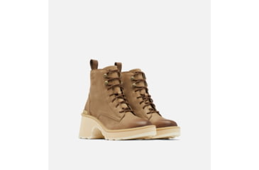 Image of Sorel Hi-Line Heel Lace Boots - Womens, Umber/Ceramic, 9US, 2009141261-9