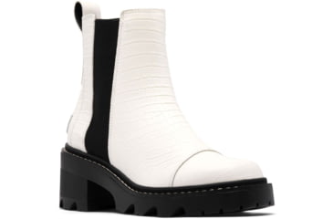 Image of Sorel Joan Now Chelsea Boots - Womens, Sea Salt/Black, 12, 2048451-125-12