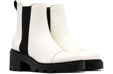 Image of Sorel Joan Now Chelsea Boots - Womens, Sea Salt/Black, 12, 2048451-125-12