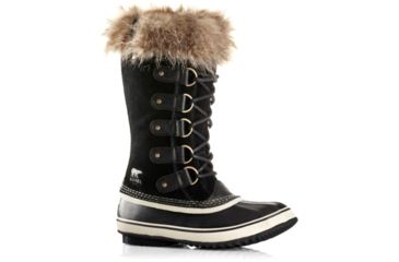 Image of Sorel Joan Of Arctic Rain Boot - Womens, Black, Stone, 10.5, 1708791010-10.5