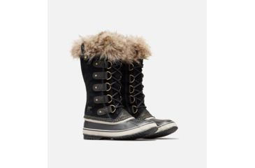 Image of Sorel Joan Of Arctic Rain Boot - Womens, Black, Stone, 6.5, 1708791010-6.5