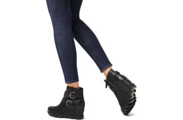 Image of Sorel Joan Of Arctic Wedge II Buckle - Womens, Black, 11, 1870251010-11