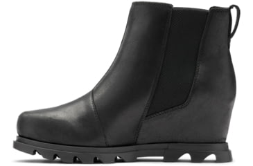 Image of Sorel Joan Of Arctic Wedge III Chelsea Bootie - Women's, Black, Sea Salt, 11, 1951131010-11