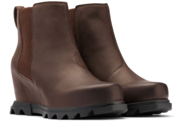 Image of Sorel Joan Of Arctic Wedge III Chelsea Bootie - Women's, Blackened Brown, Black, 9.5, 1978171-205-9.5
