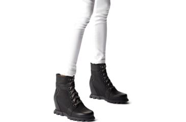 Image of Sorel Joan Of Arctic Wedge III Lexie Booties - Women's, Black, Jet, 7, 1951141-010-7