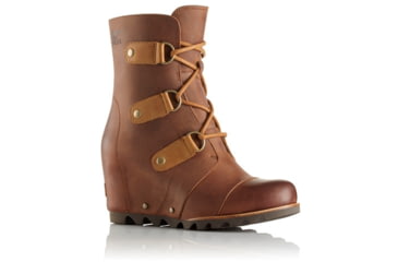 Image of Sorel Joan Of Arctic Wedge Mid Casual Boot - Women's-Elk-Medium-6.5