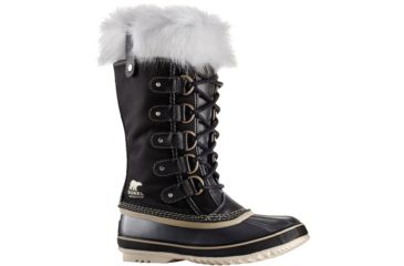 Image of Sorel Joan Of Arctic X Celebration Winter Boot - Women's-Black/Natural-Medium-6