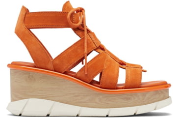 Image of Sorel Joanie III Lace Wedge Sandals - Womens, Desert Sun/Chalk, 10 US, 1999371-806-10