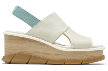 Image of Sorel Joanie III Slingback Wedge Sandals - Womens, Chalk/Crushed Blue, 7.5 US, 1999421-191-7.5