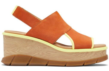 Image of Sorel Joanie III Slingback Wedge Sandals - Womens, Desert Sun/Tranquil Yellow, 7.5 US, 1988471-806-7.5