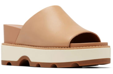 Image of Sorel Joanie IV Slide Wedge Sandals - Womens, Honest Beige/Gum 2, 10, 2069791-246-10