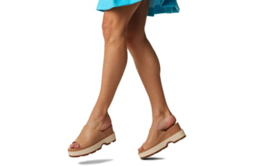 Image of Sorel Joanie IV Slide Wedge Sandals - Womens, Honest Beige/Gum 2, 10, 2069791-246-10