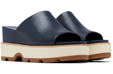 Image of Sorel Joanie IV Slide Wedge Sandals - Womens, India Ink/Gum 2, 7, 2069791-419-7